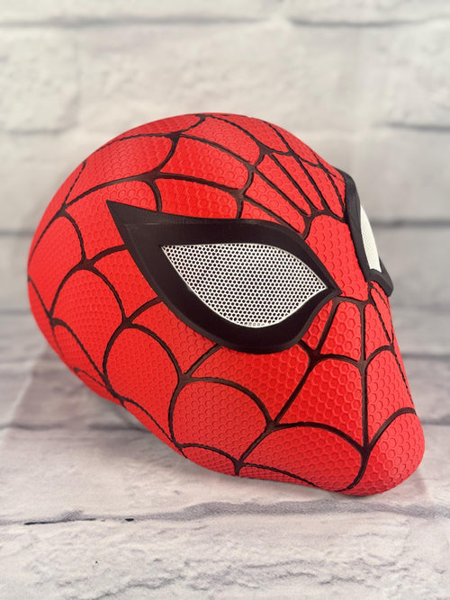 ComboMaker Marvel Rivals Inspired Spider-Man Mask Cosplay Helmet 3D Printed
