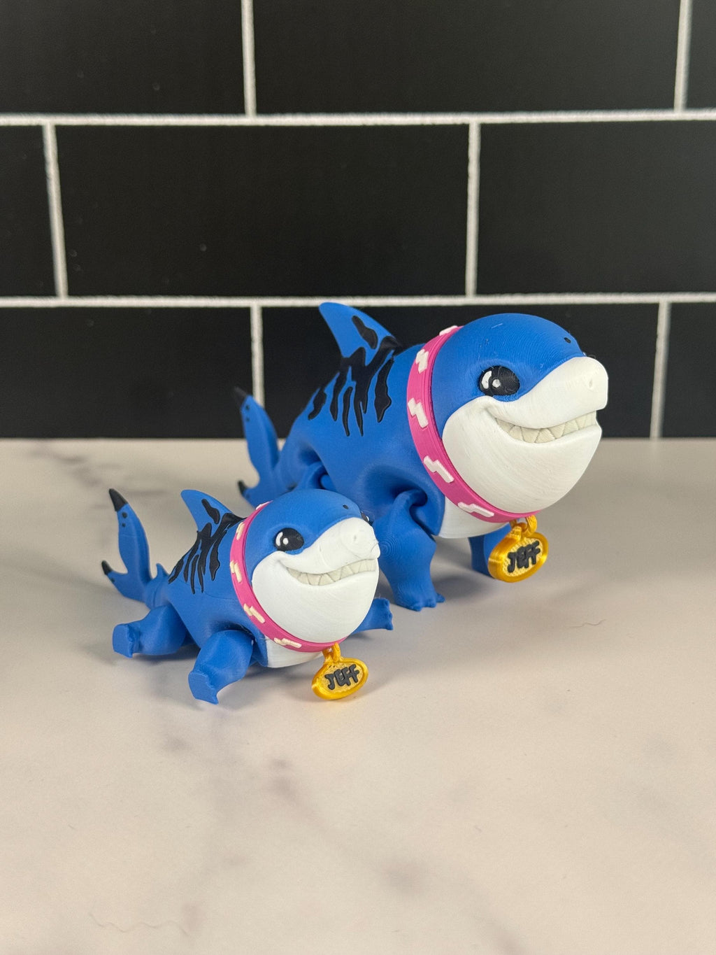 Articulated Jeff the Land Shark Fidget Toy, Gift for Gamers