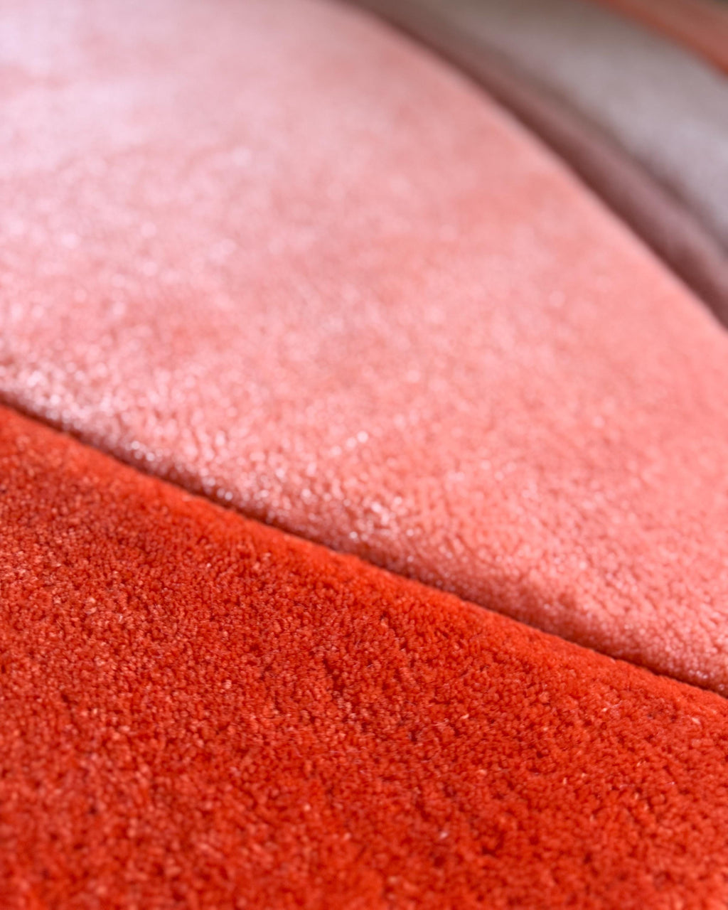 LargoModern Peachy Handmade Tufted Rug Custom Fluffy Soft Peach