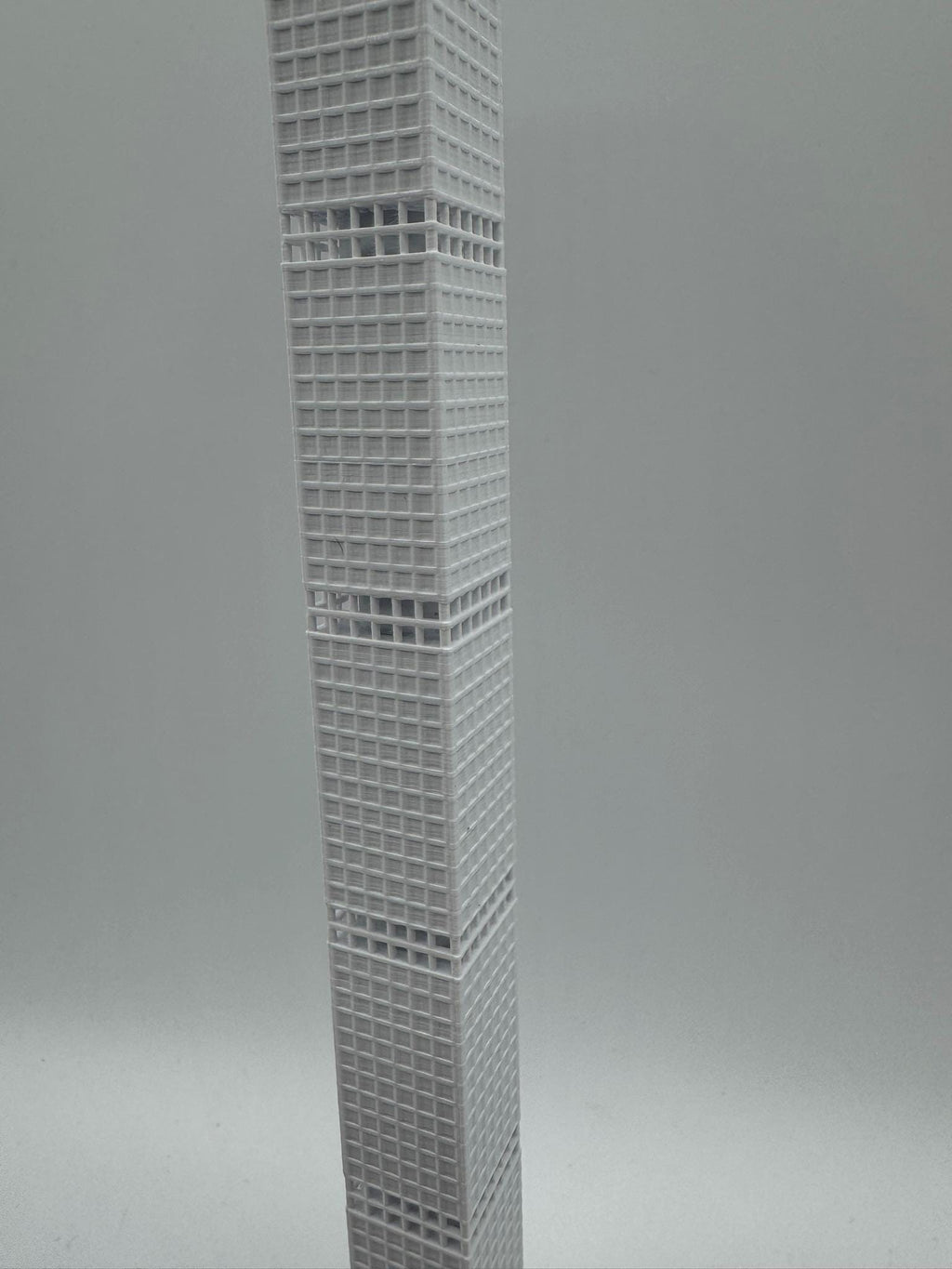 StarsoftheCity 432 Park Avenue 3D Printed Model 10in White