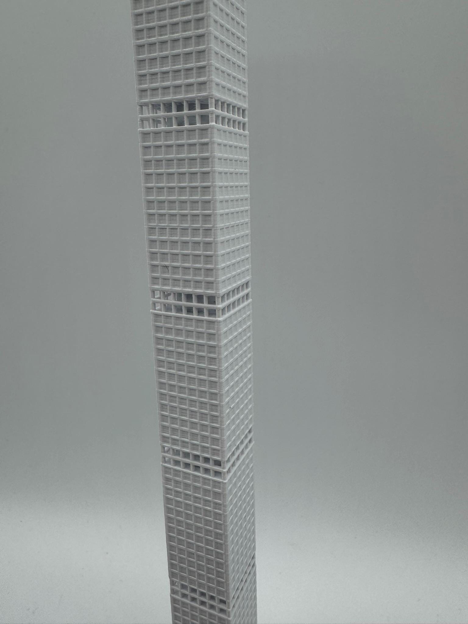 StarsoftheCity 432 Park Avenue 3D Printed Model 10in White