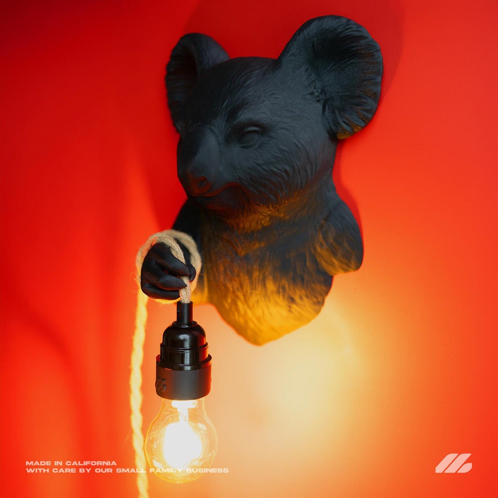 April16studio Koala Wall Lamp 3D Printed Sconce 8in
