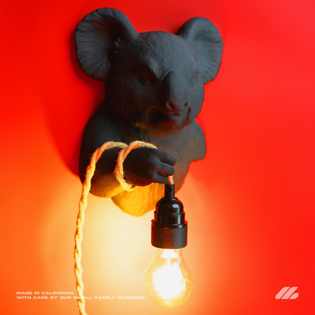 April16studio Koala Wall Lamp 3D Printed Sconce 8in