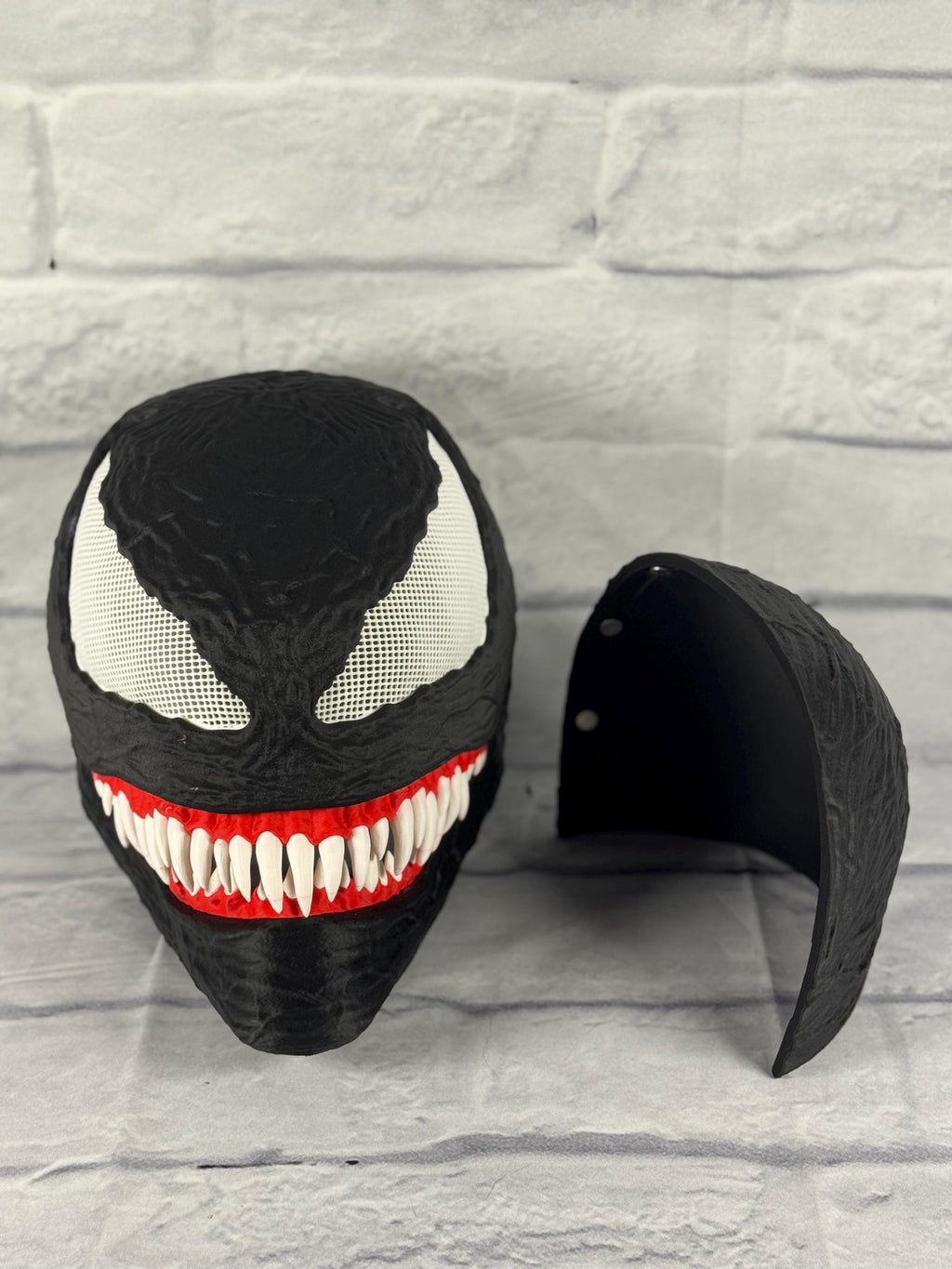 ComboMaker Venom Movie Inspired Mask Cosplaying Helmet Black