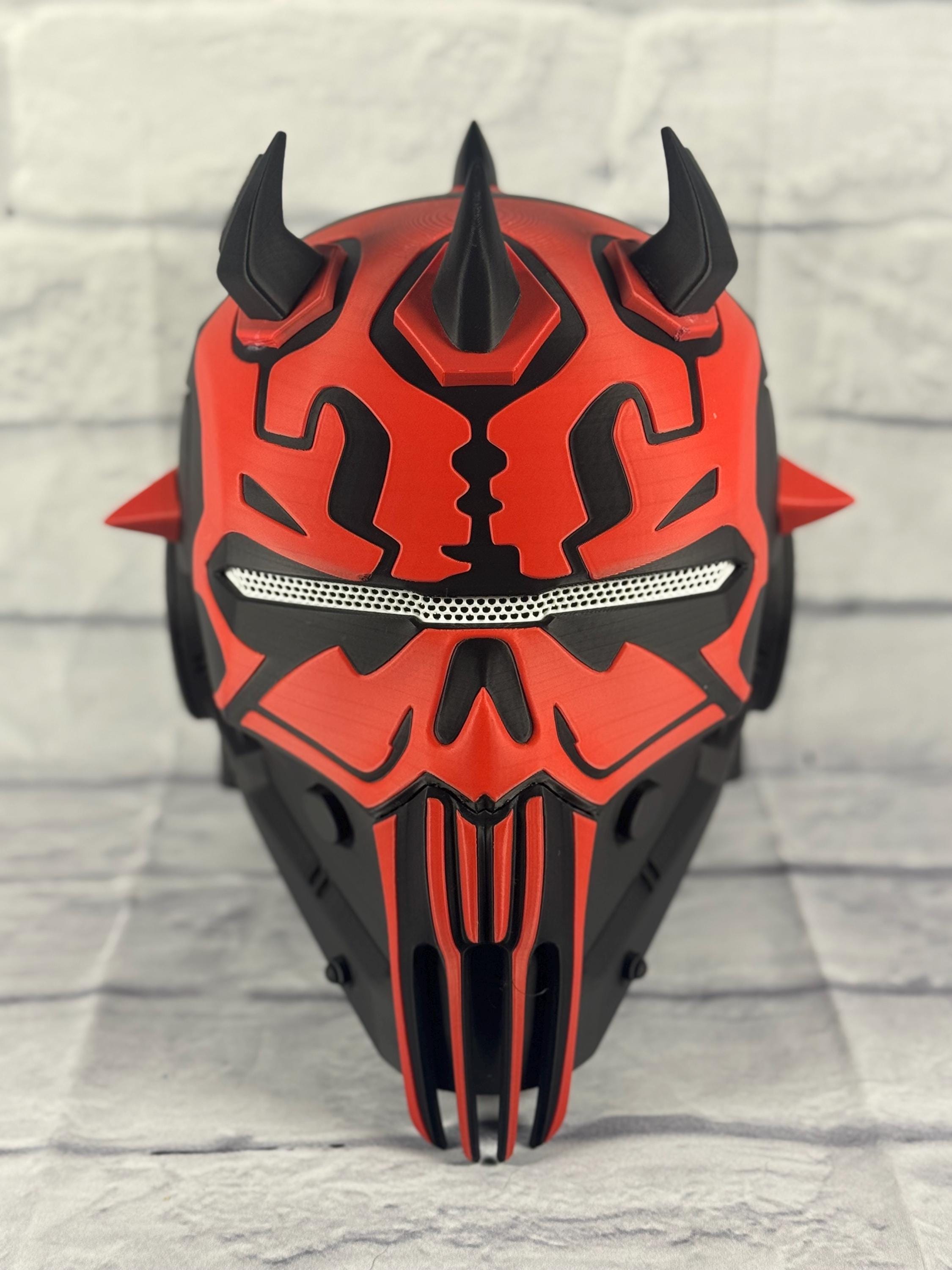 ComboMaker Armored Inspired Darth Maul Cosplaying Helmet