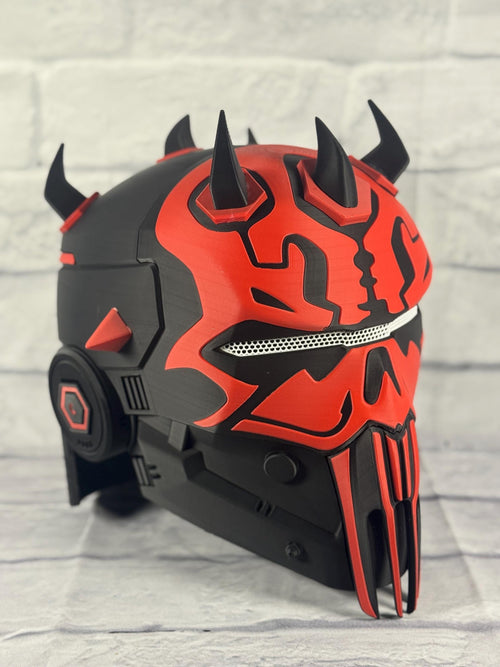 ComboMaker Armored Inspired Darth Maul Cosplaying Helmet