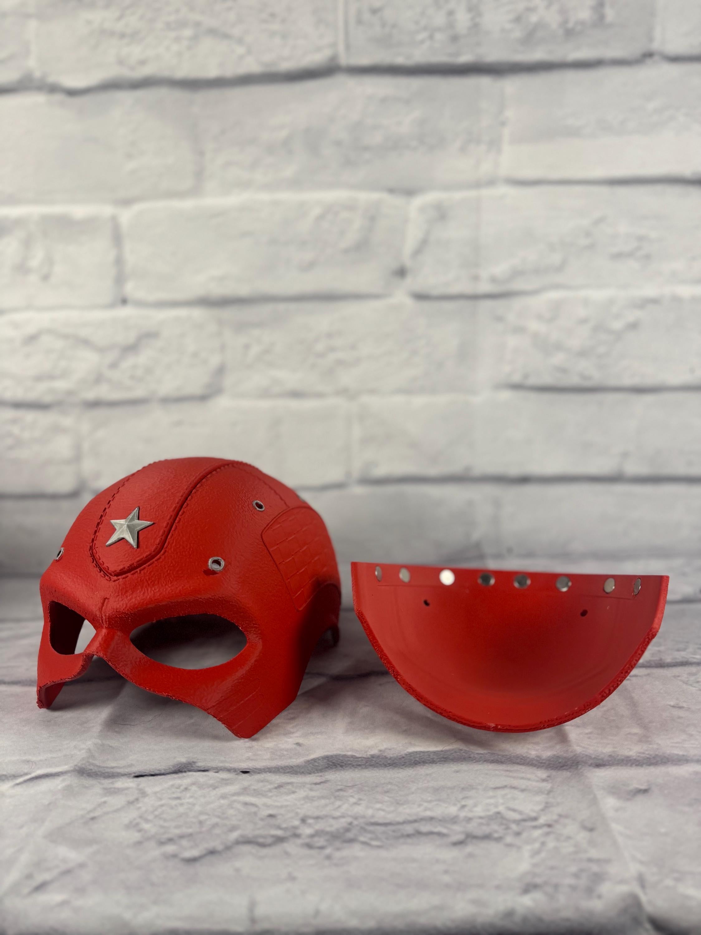 ComboMaker Red Guardian Inspired Cosplay Helmet Thunderbolts 3D Printed