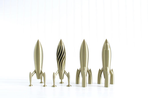 DelightfullyDutch Rocket Ship Figurine 3D Printed Spaceship