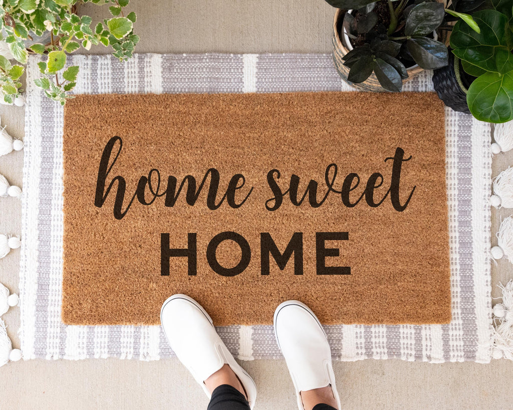 Home Sweet Apartment Doormat: Coir Welcome Mat