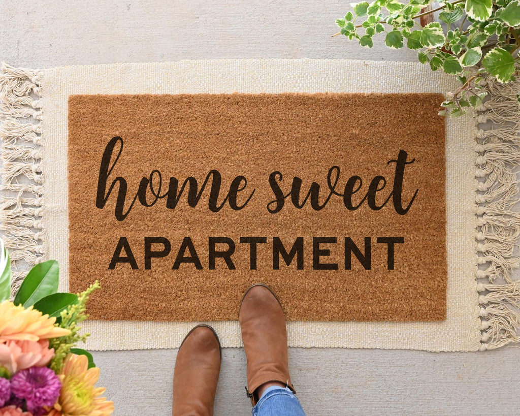 Home Sweet Apartment Doormat: Coir Welcome Mat