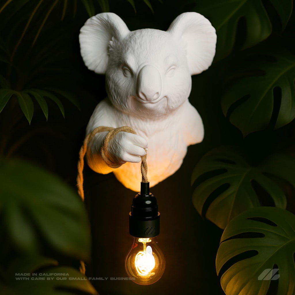 April16studio Koala Wall Sconce 3D Printed Animal Light Jungle Lamp