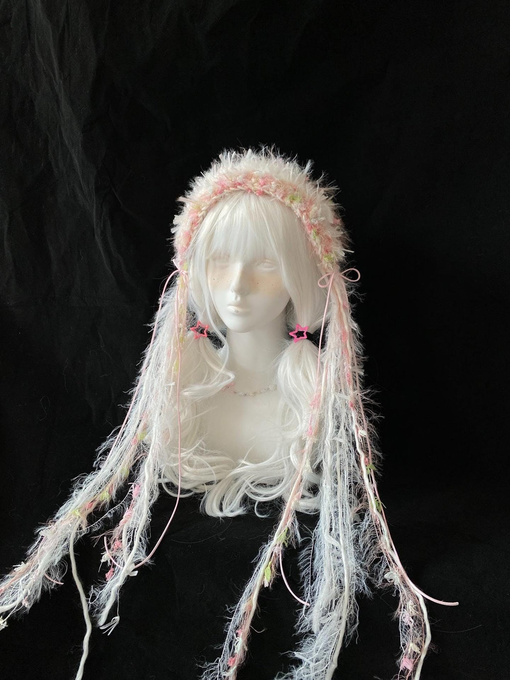 Handmade Fluffy Pastel Headband for Lolita Fashion - Kawaii Hair Accessory