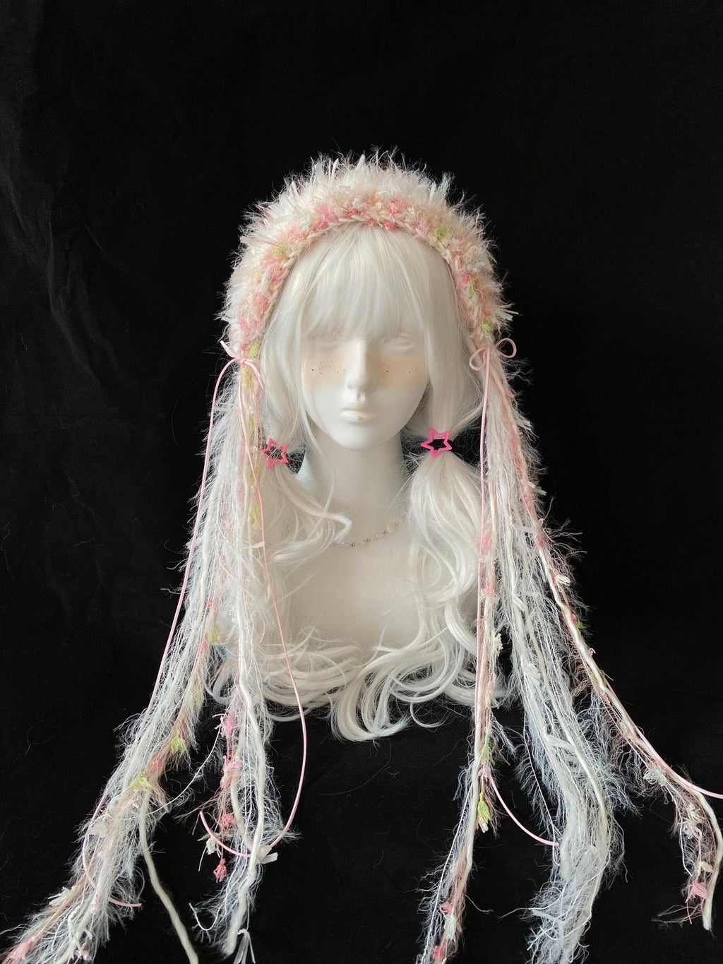 Handmade Fluffy Pastel Headband for Lolita Fashion - Kawaii Hair Accessory
