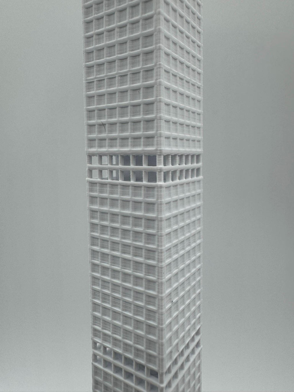 StarsoftheCity 432 Park Avenue 3D Printed Model 10in White