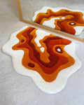 LargoModern Volcanic Handmade Tufted Rug Custom Abstract Soft Fluffy