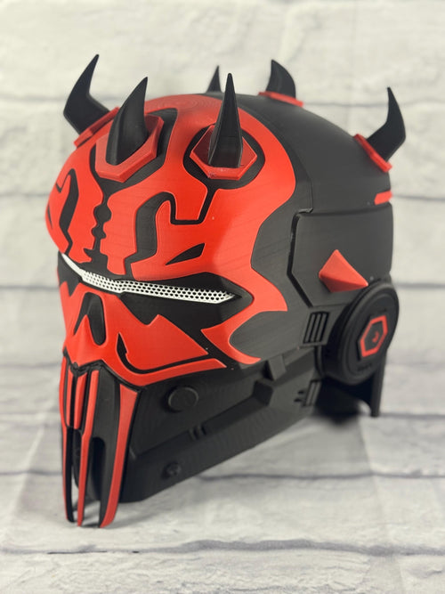 ComboMaker Armored Inspired Darth Maul Cosplaying Helmet