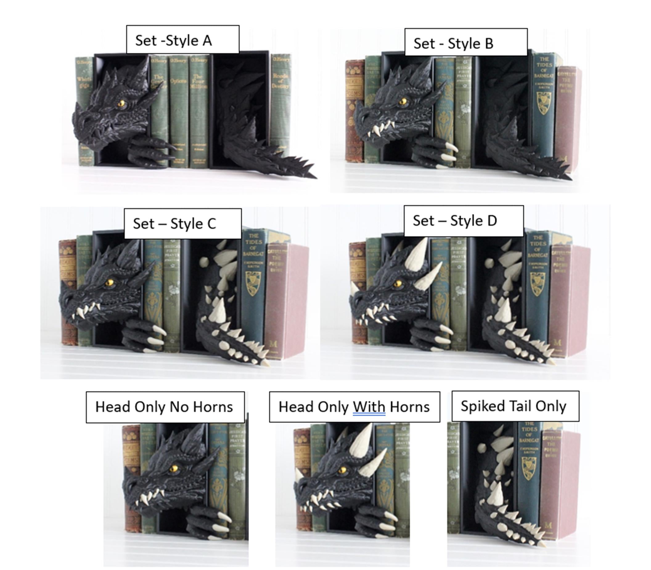 DelightfullyDutch Dragon Book Nook Fourth Wing Bookshelf Decor Bookish