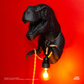 April16studio T-Rex Wall Sconce Handcrafted 3D Printed Dinosaur Lamp