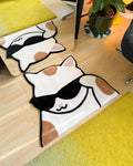 LargoModern Cool Cat Handmade Tufted Rug Fluffy and Soft