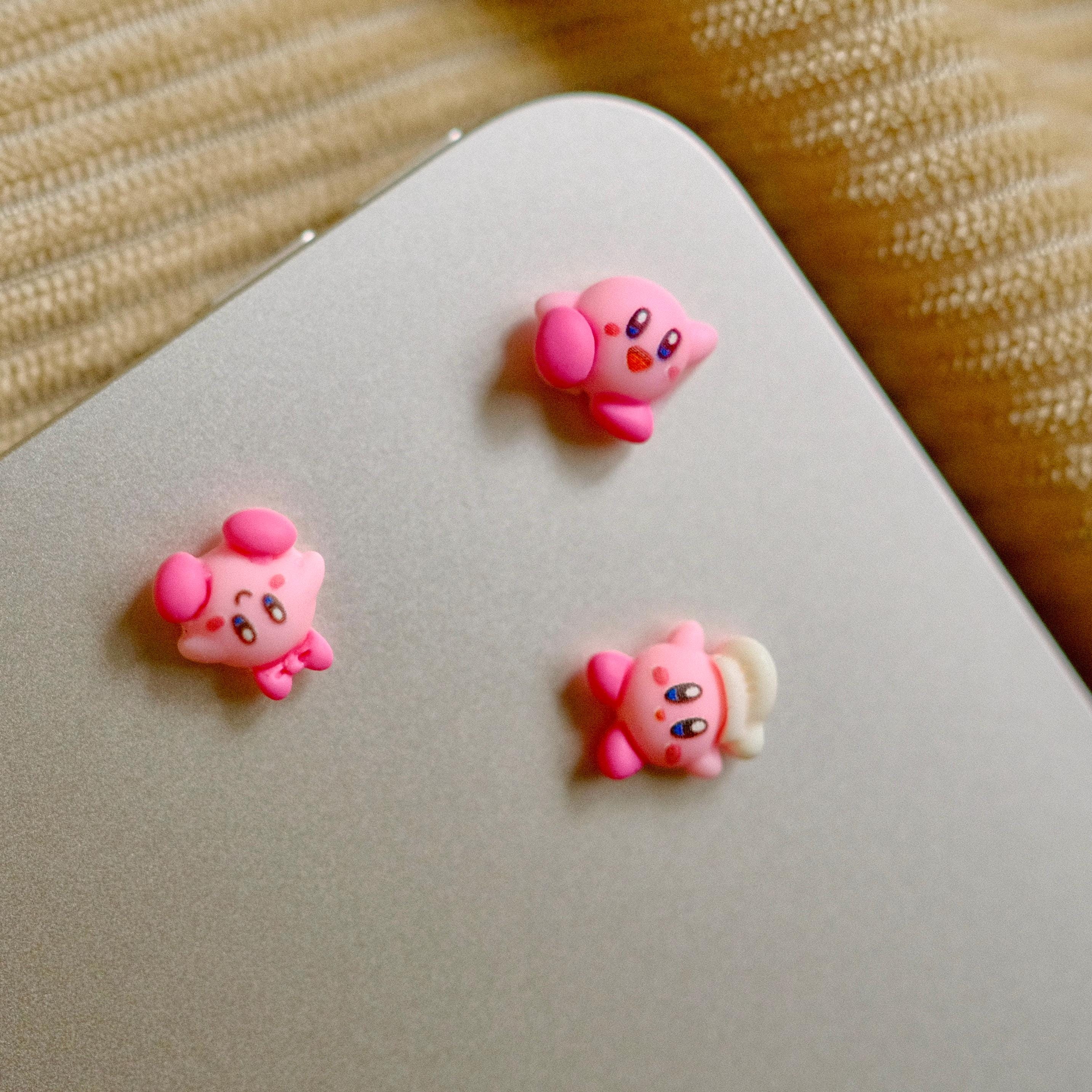 VanillaStarCafe Tiny Kirby Magnets Neodymium 0.25in Set of 3