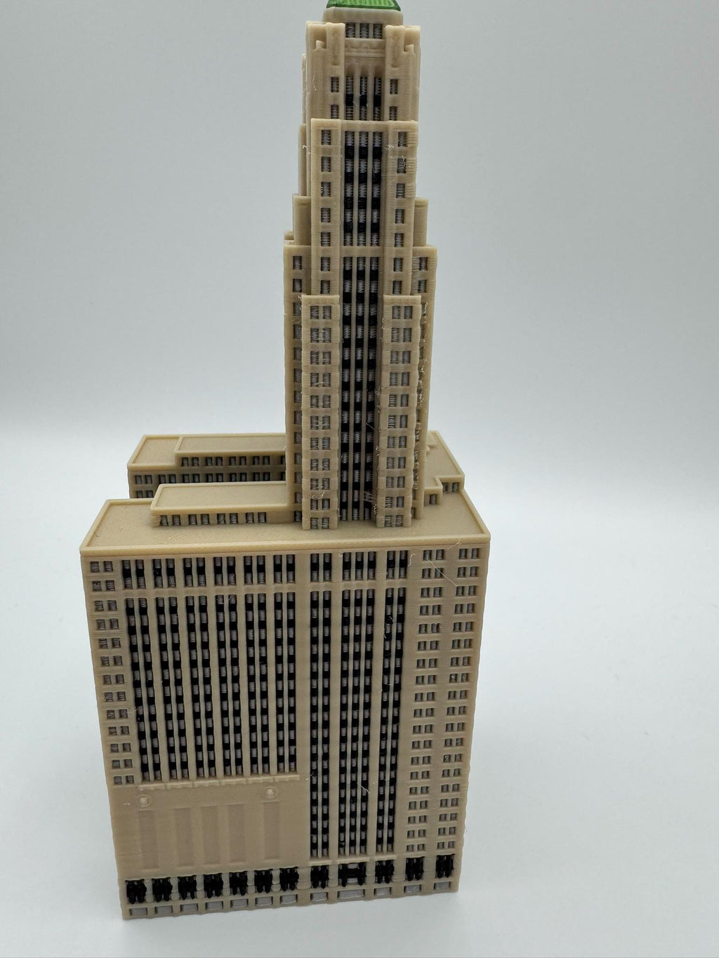 StarsoftheCity Chicago Board of Trade Building Model 3D Printed Full Color 1:1000 Scale