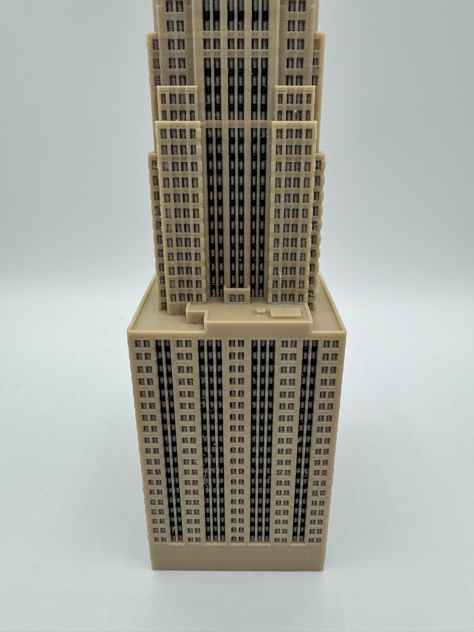 StarsoftheCity Chicago Board of Trade Building Model 3D Printed Full Color 1:1000 Scale