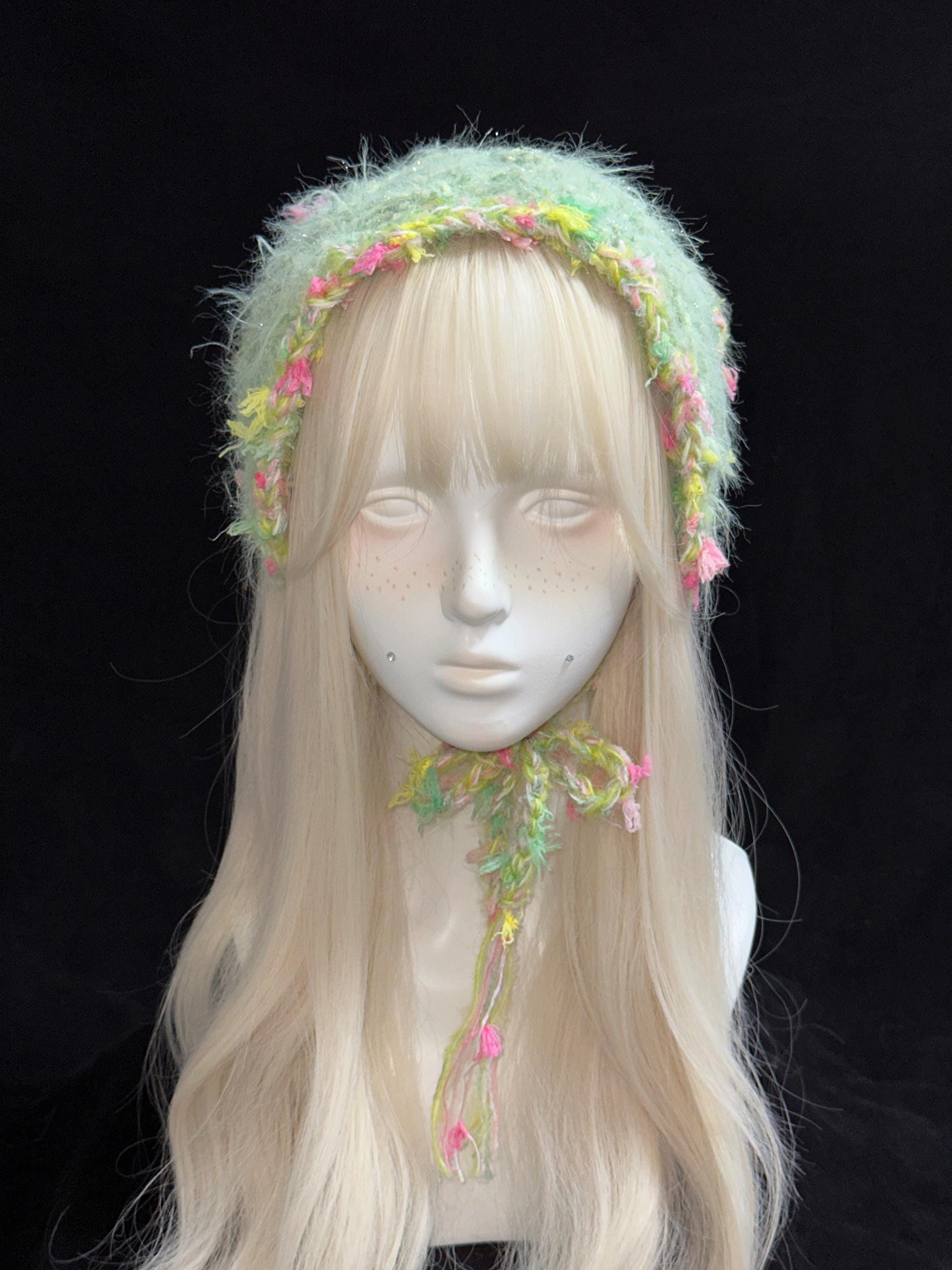 StellarPride Handmade Woodland Crochet Triangle Headscarf