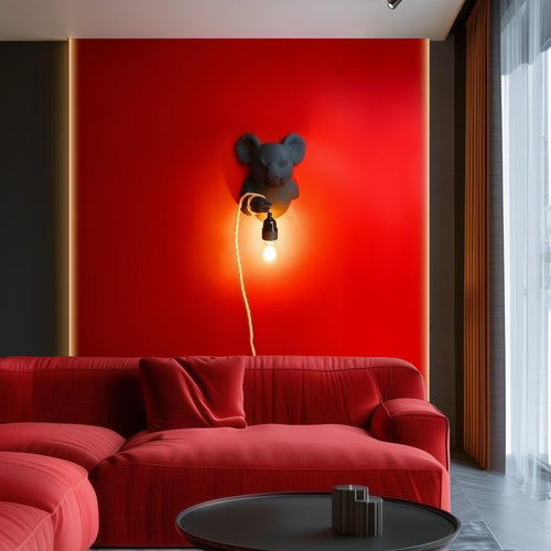 April16studio Koala Wall Lamp 3D Printed Sconce 8in