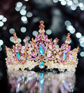 Lavender Gemstone Crystal Victorian Tiara Bridal Crown Princess