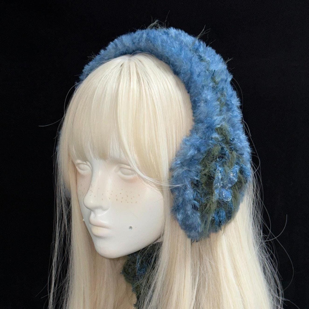 Custom Color Butterfly Crochet Ear Warmer Handmade Bohemian Style