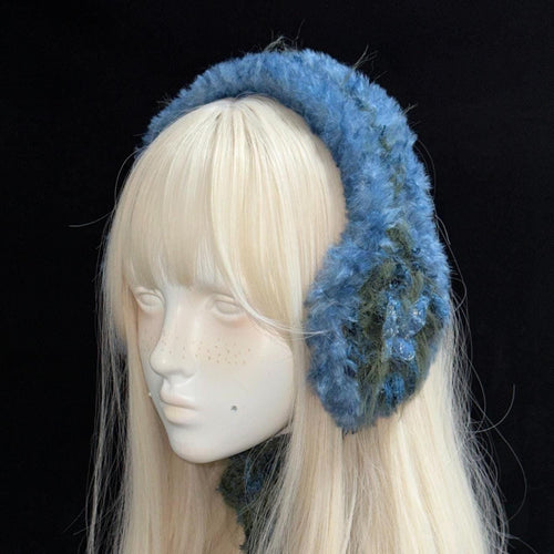 Custom Color Butterfly Crochet Ear Warmer Handmade Bohemian Style
