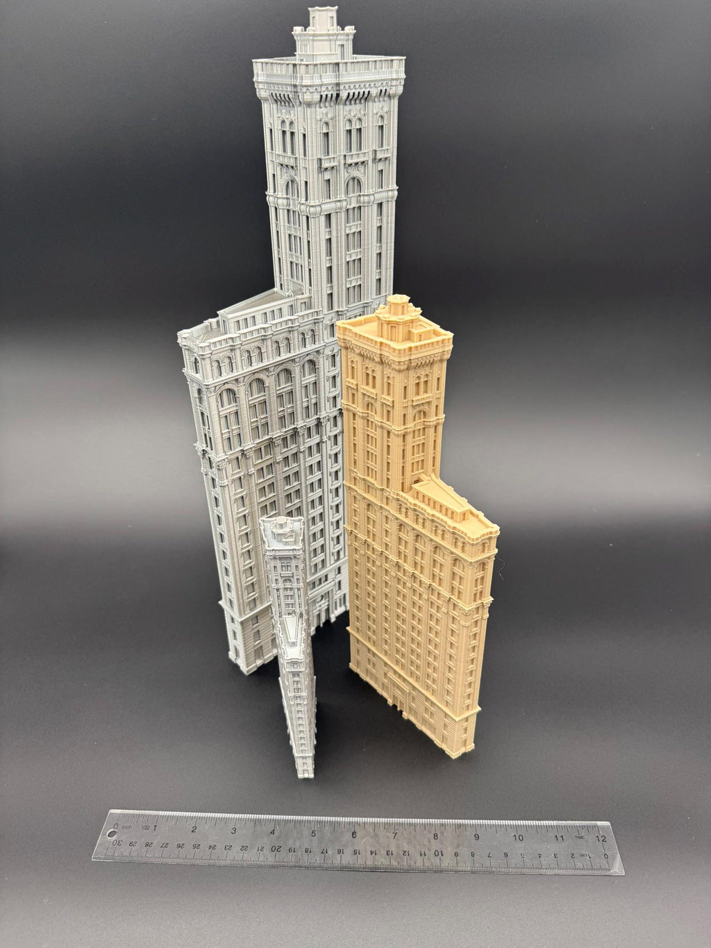 StarsoftheCity One Times Square 3D Printed Miniature Model