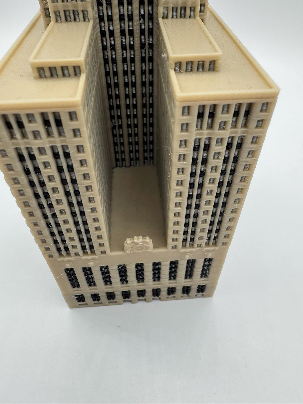 StarsoftheCity Chicago Board of Trade Building Model 3D Printed Full Color 1:1000 Scale