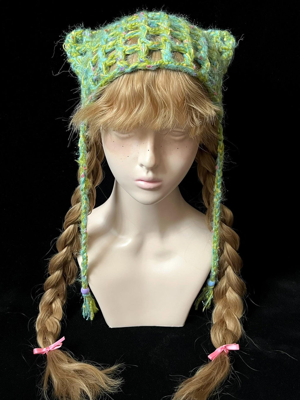 StellarPride Breathable Summer Handmade Customizable Anime Cat Ear Hat