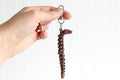 DelightfullyDutch Rattlesnake 3D Printed Animal Keychain for Keys and Bags