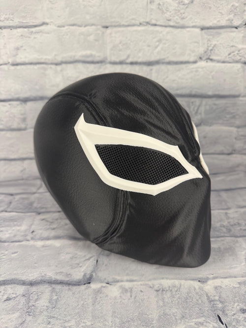 Agent Venom Inspired 3D Printed Cosplay Helmet Magnetic Eyes