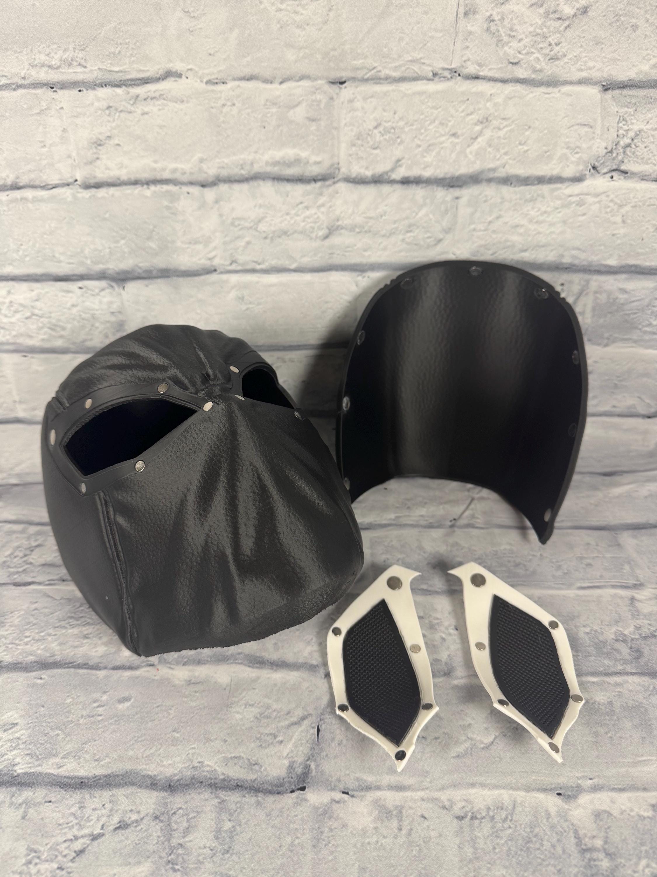 Agent Venom Inspired 3D Printed Cosplay Helmet Magnetic Eyes