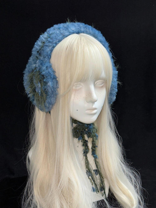 Custom Color Butterfly Crochet Ear Warmer Handmade Bohemian Style