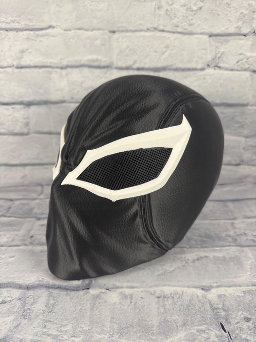 Agent Venom Inspired 3D Printed Cosplay Helmet Magnetic Eyes