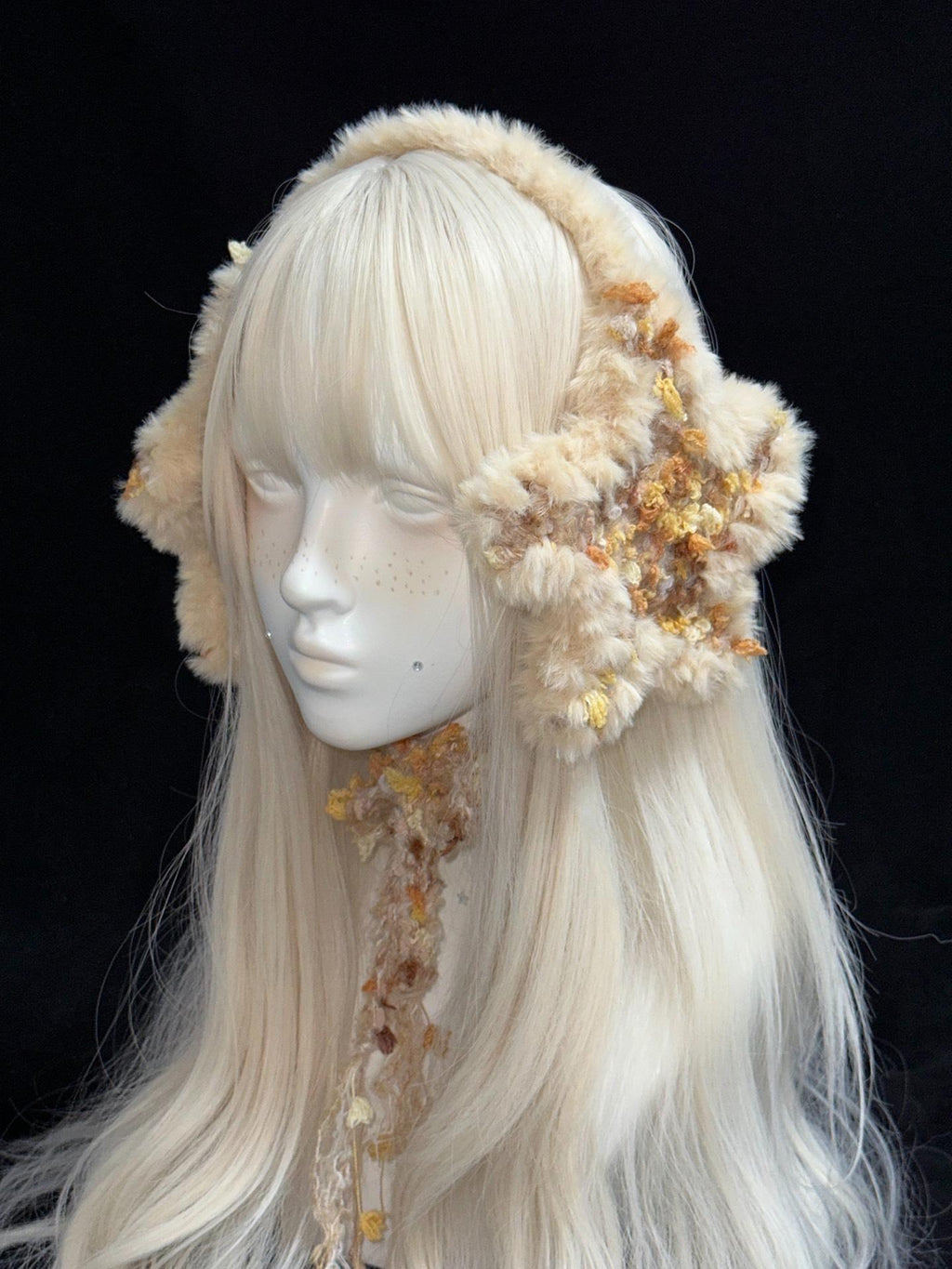 StellarPride Boho Brown Punk Ear Warmer - Adjustable & Custom Design