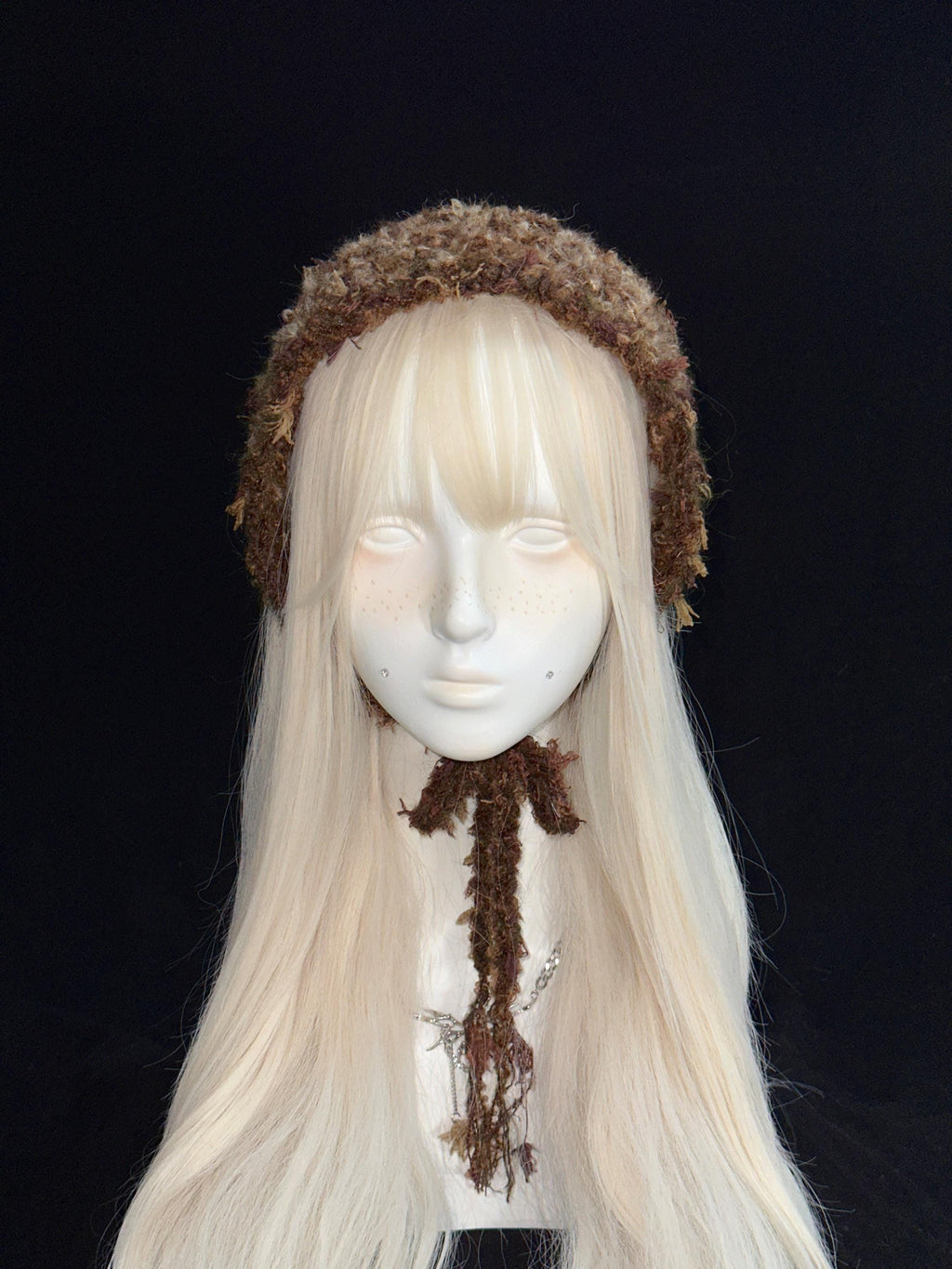 stellarPride Handmade Forest Crochet Headband Rustic Floral Charm
