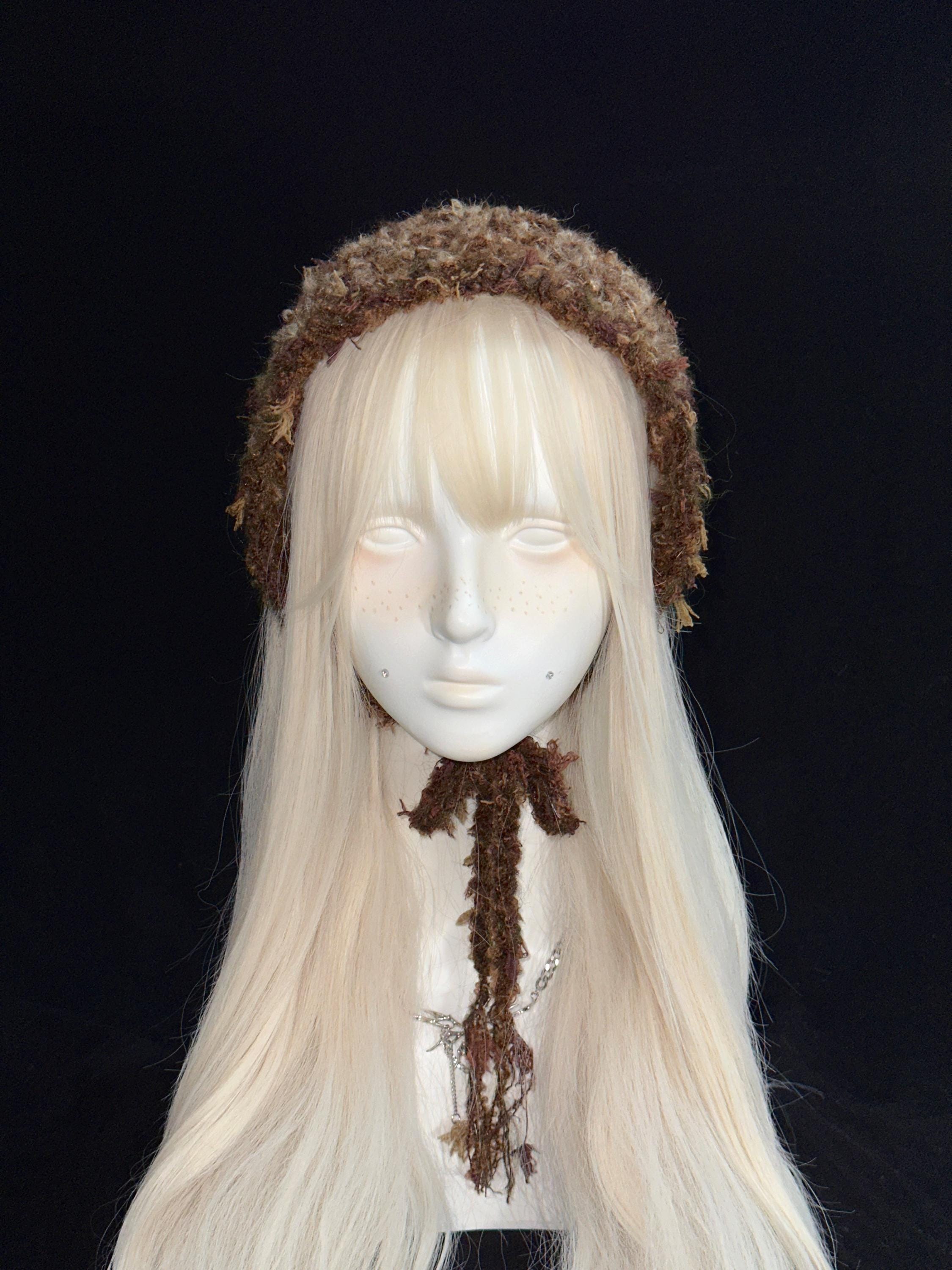 stellarPride Handmade Forest Crochet Headband Rustic Floral Charm
