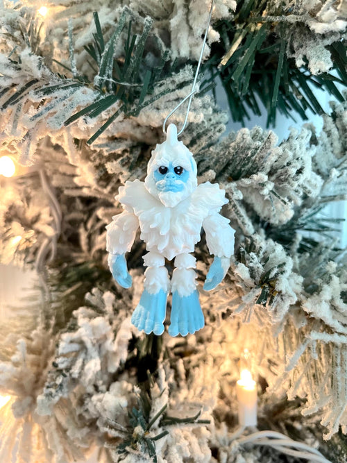 DelightfullyDutch Abominable Snowman or Bigfoot Christmas Tree Ornament