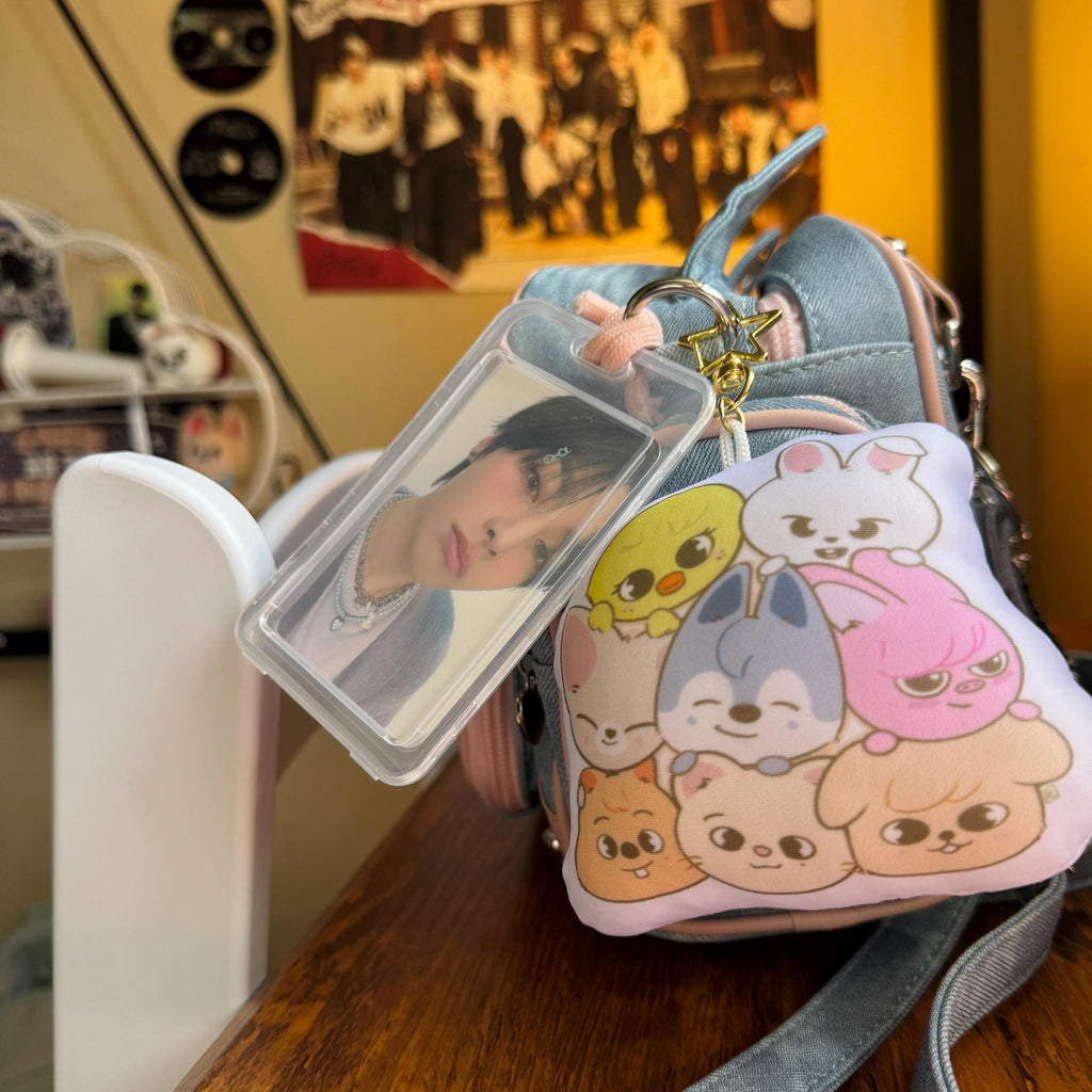 VanillaStarCafe Stray Kids Skzoo Plush Keychain Mini Body Pillow