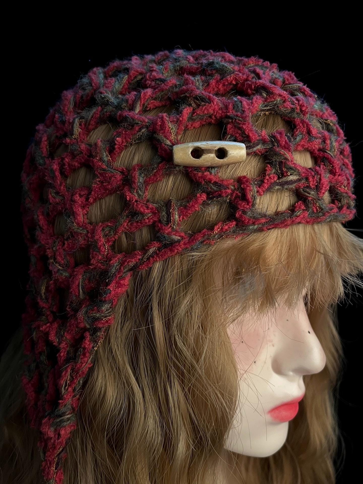 Vintage Forest Hollow Knit Ear Warmer Intricate Design