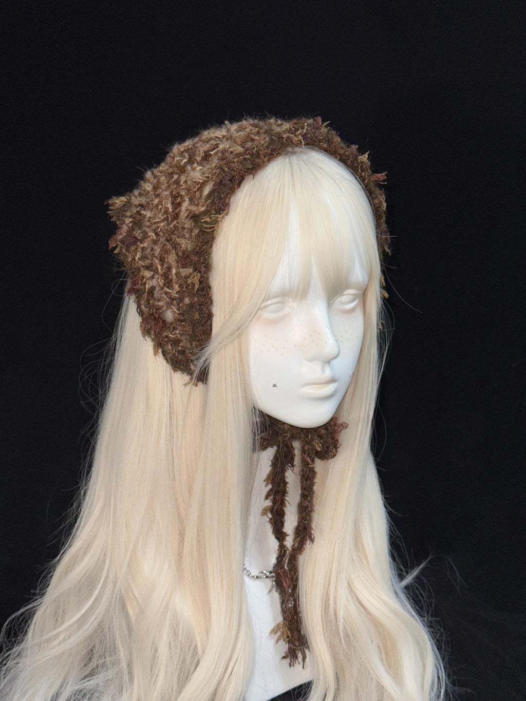 stellarPride Handmade Forest Crochet Headband Rustic Floral Charm