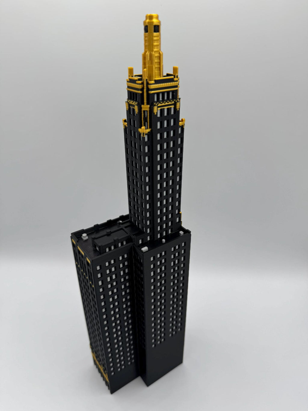 StarsoftheCity Carbide and Carbon Building Model 3D Printed Chicago Statue