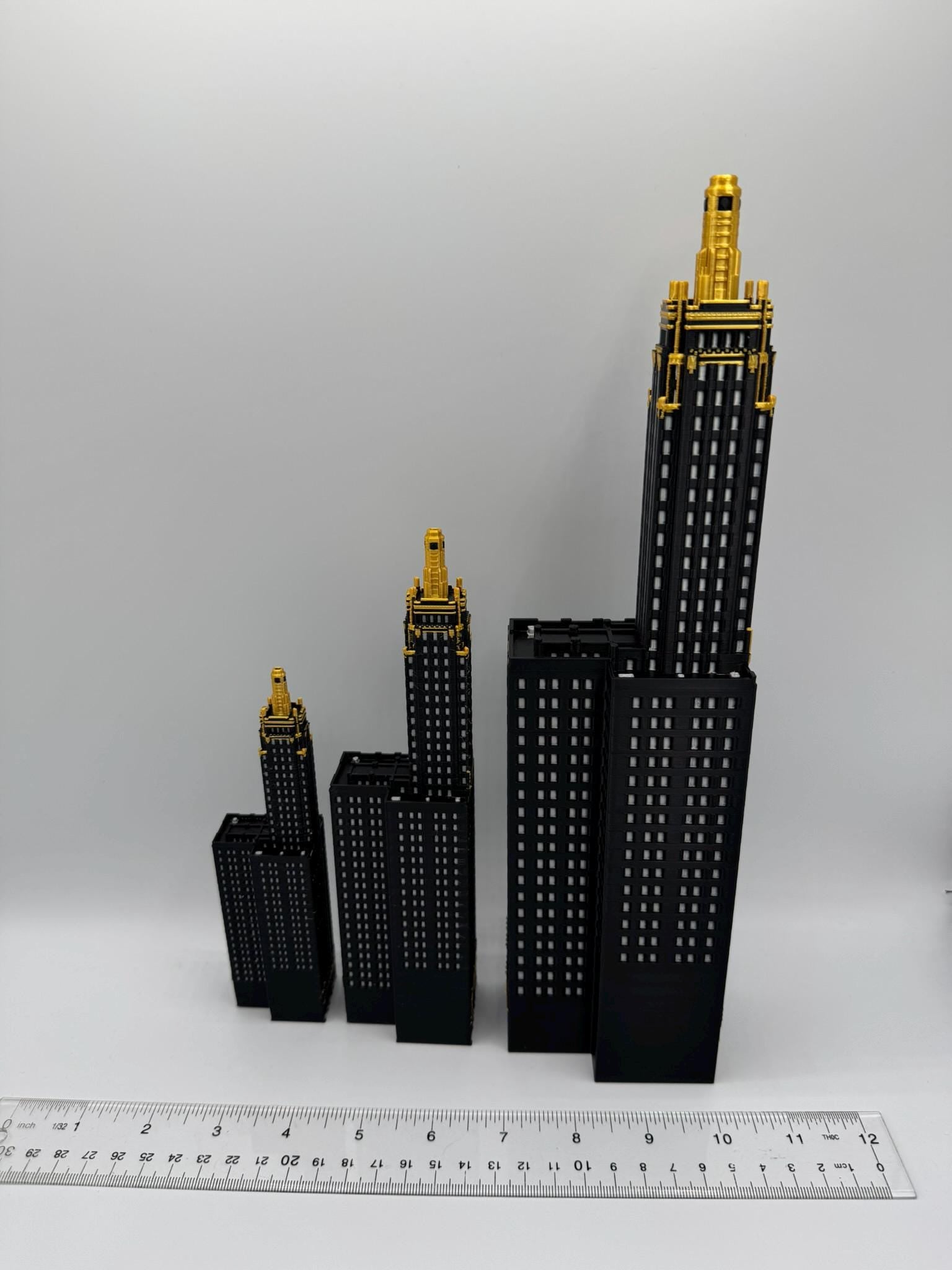 StarsoftheCity Carbide and Carbon Building Model 3D Printed Skyscraper