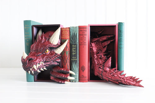 DelightfullyDutch Dragon Book Nook Fourth Wing Bookshelf Decor Bookish