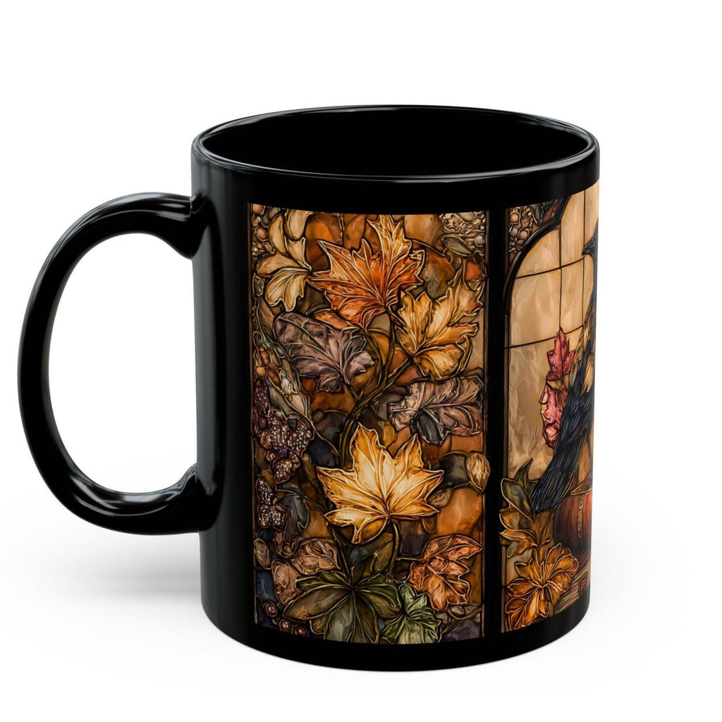 LELORESTORE Gothic Raven Coffee Mug Dark Academia Bookish Design